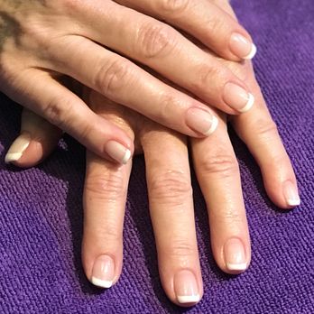 Perfectly Polished - PolyGel with French - Ut is a harder gel that is more durable and gets filed off rather than soaking. - Nail Salons Near Me - Minneapolis, Minnesota Perfectly Polished - PolyGel with French - Ut is a harder gel that is more durable and gets filed off rather than soaking. - Nail Salons Near Me - Minneapolis, Minnesota