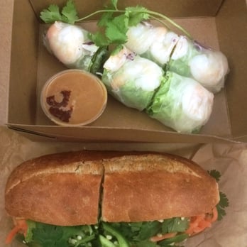 DragonEats - Shrimp Rolls and Butter Garlic Chicken Breast (shredded) Sandwich. - Vietnamese Near Me - San Francisco, California DragonEats - Shrimp Rolls and Butter Garlic Chicken Breast (shredded) Sandwich. - Vietnamese Near Me - San Francisco, California