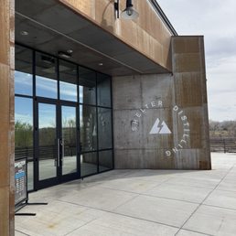 Exterior outside entrance of Shelter Distilling - Montrose, Colorado Exterior outside entrance of Shelter Distilling - Montrose, Colorado