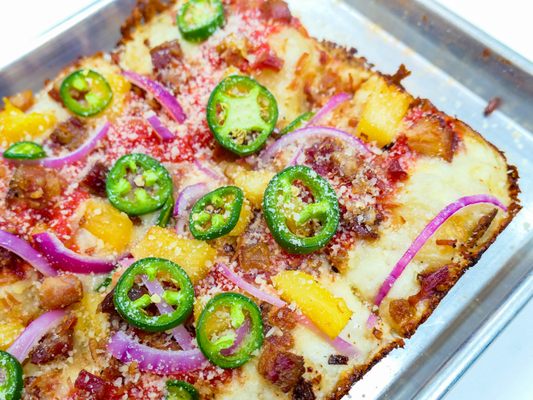 Ghost Box Pizza by Stem Ciders by null