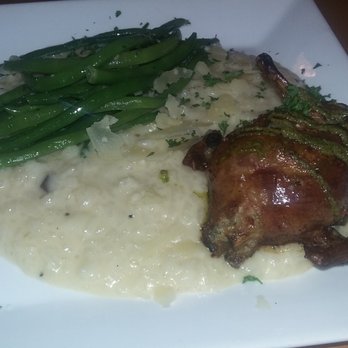 BB's - Quail with cheesy risotto and green beans - New American Near Me - Jacksonville, Florida