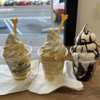 Honeymee - 2 Sweetie's and a Dear Chocolate (minus sea salt) - Ice Cream & Frozen Yogurt Near Me - Irvine, California Honeymee - 2 Sweetie's and a Dear Chocolate (minus sea salt) - Ice Cream & Frozen Yogurt Near Me - Irvine, California