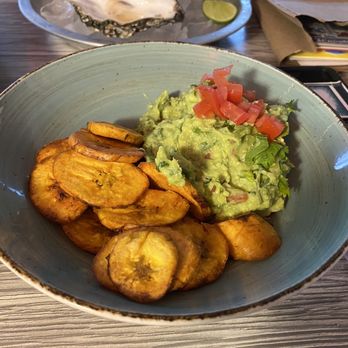 La Cevicheria Bar & Grill - Fried plantain and guacamole - Seafood Near Me - Toronto, Ontario La Cevicheria Bar & Grill - Fried plantain and guacamole - Seafood Near Me - Toronto, Ontario