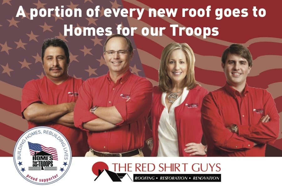 Slide of The Red Shirt Guys Roofing