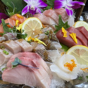 Yoshi Sushi - Sashimi Deluxe Combination - Japanese Near Me - Milpitas, California Yoshi Sushi - Sashimi Deluxe Combination - Japanese Near Me - Milpitas, California
