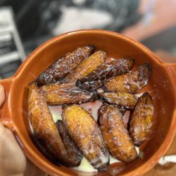 Platano Frito con lechera