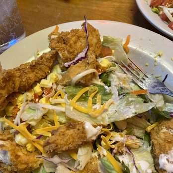 Texas Roadhouse - Chicken crispers salad !! My favorite - Steakhouses Near Me - Tempe, Arizona Texas Roadhouse - Chicken crispers salad !! My favorite - Steakhouses Near Me - Tempe, Arizona