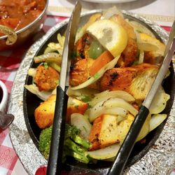 Taste Of Punjab - Chicken tikka tandoori served with a side of tikka sauce