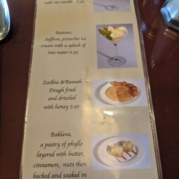 Ziba Persian Restaurant - Menu - Persian/Iranian Near Me - Sanjose, California