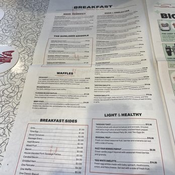 Sunliner Diner - Breakfast menu - Diners Near Me - Pigeon Forge, Tennessee Sunliner Diner - Breakfast menu - Diners Near Me - Pigeon Forge, Tennessee