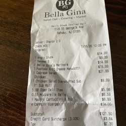 Surcharge for using credit card.
