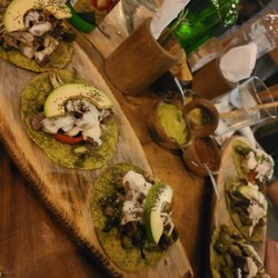 La Olita - Beef and veggie tacos. not a typical mix of veggies: broccoli and cauliflower. tasted fantastic