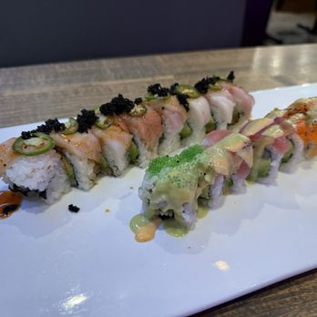 Mikado Sushi - Front: Las Vegas Roll Back: Drama Queen Roll - Ramen Near Me - Orlando, Florida Mikado Sushi - Front: Las Vegas Roll Back: Drama Queen Roll - Ramen Near Me - Orlando, Florida