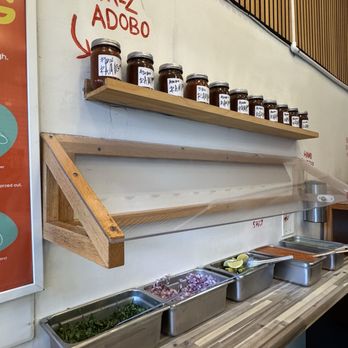 Taqueria Ramirez - condiment bar - Mexican Near Me - Brooklyn, New York