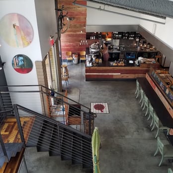 Caffe Luce - The view from upstairs - Coffee & Tea Near Me - Tucson, Arizona
