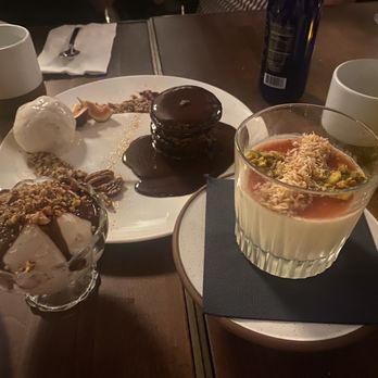 Anixi - Medjool Date Cake, Rose Malabi (GF) - Vegan Near Me - New York, New York