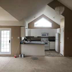 Over The Top Painting - Full painting project ceiling and walls and cabinets
