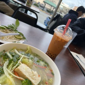 Yummy Banh Mi - Veggie pho, and Thai Tea - Vietnamese Near Me - Everett, Washington