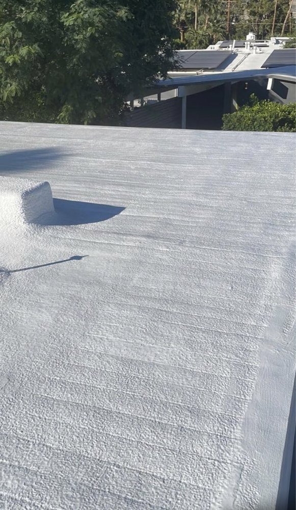 Slide of Valley Urethane Foam Roofing