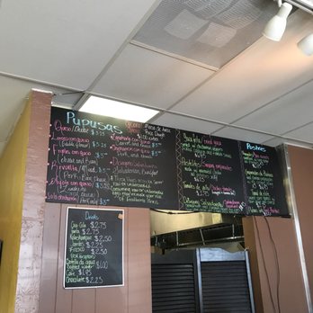 Pupusas Paradise - The Menu Board marked with Specials. By Nancy - Salvadoran Near Me - Aurora, Colorado Pupusas Paradise - The Menu Board marked with Specials. By Nancy - Salvadoran Near Me - Aurora, Colorado