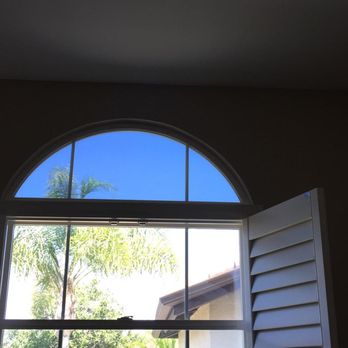 Mobile Window Tinting - Tint on top window-Inside view - Home Window Tinting Near Me - San Diego, California