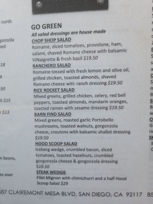 Menu photo 2 STP Bar-N-Grill San Diego, CA