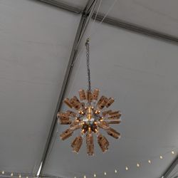 Secret Stages - Waiting for the music to start - found a cool chandelier!