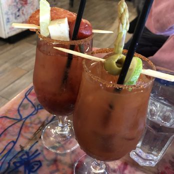 Shack Breakfast & Lunch - Bloody Marys of the spicy & veggie variations - American Near Me - Frontenac, Missouri Shack Breakfast & Lunch - Bloody Marys of the spicy & veggie variations - American Near Me - Frontenac, Missouri