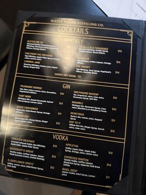 Menu photo 2 Water Tower Distilling Ypsilanti, MI Menu photo 2 Water Tower Distilling Ypsilanti, MI
