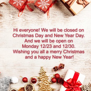 So's Good Kitchen - We will be closed on Christmas Day and New Year's and will be open on Monday 12/23 and 12/30. - Chinese Near Me - Murphy, North Carolina So's Good Kitchen - We will be closed on Christmas Day and New Year's and will be open on Monday 12/23 and 12/30. - Chinese Near Me - Murphy, North Carolina