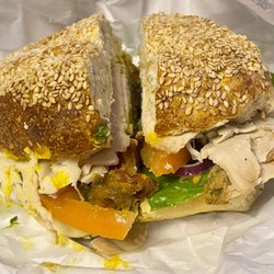 Sam's Bagels - Turkey bacon avocado club