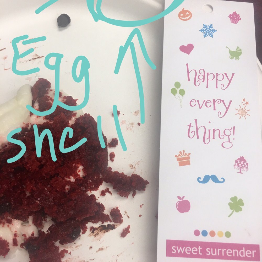 Sweet Surrender Bakery - Eggshell in my cupcake - Bakeries Near Me - Bakersfield, California Sweet Surrender Bakery - Eggshell in my cupcake - Bakeries Near Me - Bakersfield, California