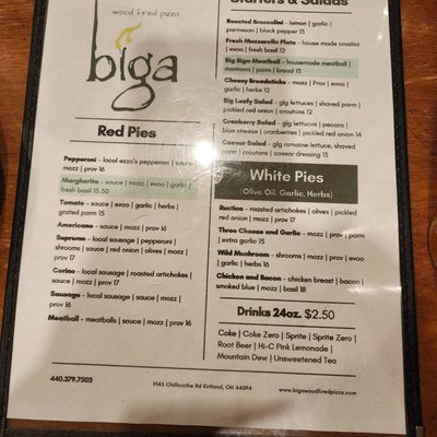 Biga Wood Fired Pizzeria by null