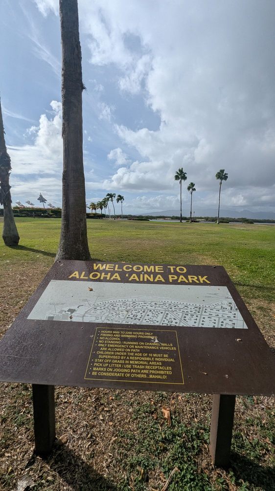 Aloha Aina Patriotism Park Logo