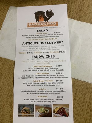 Menu photo 7 Sanguchon Eatery San Francisco, CA