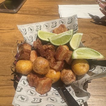 El Bumangues - Chicharrones w/potato balls - Colombian Near Me - San Jose, California El Bumangues - Chicharrones w/potato balls - Colombian Near Me - San Jose, California