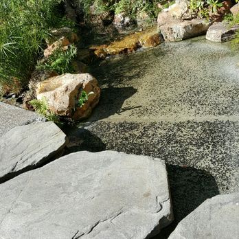 Kyoto Garden - Walk on the rocks to cross - Botanical Gardens Near Me - Los Angeles, California