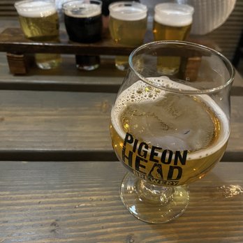 Pigeon Head Brewery - Flight and Pilsner - Breweries Near Me - Reno, Nevada Pigeon Head Brewery - Flight and Pilsner - Breweries Near Me - Reno, Nevada