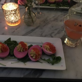 Kitchen at Cobble Hill - Pink deviled eggs - New American Near Me - Brooklyn, New York