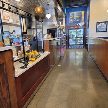 Potbelly - The view from our table looking towards the front door. - Sandwiches Near Me - Pleasant Prairie, Wisconsin Potbelly - The view from our table looking towards the front door. - Sandwiches Near Me - Pleasant Prairie, Wisconsin
