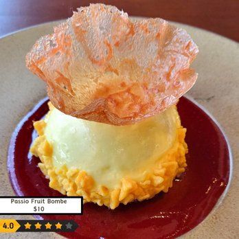 Hemisphere Restaurant - Passion Fruit Bombe - Seafood Near Me - Orlando, Florida Hemisphere Restaurant - Passion Fruit Bombe - Seafood Near Me - Orlando, Florida