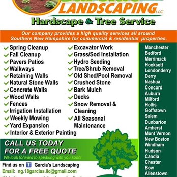 Garcia's Landscaping - Landscaping Near Me - Manchester, New Hampshire Garcia's Landscaping - Landscaping Near Me - Manchester, New Hampshire