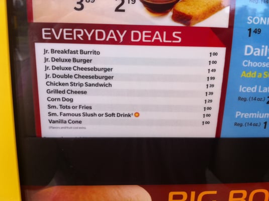 Menu photo 7 Sonic Drive-In Hampton, VA