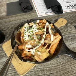 Potato skins appetizer