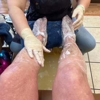 Sassy Nails & Spa - All the lotion get rubbed in. They don't stop until it is all absorbed! - Nail Salons Near Me - Springdale, Arkansas