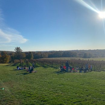Windridge Vineyards - Outdoor seating area - can bring a blanket to sit as well. - Wineries Near Me - Darnestown, Maryland Windridge Vineyards - Outdoor seating area - can bring a blanket to sit as well. - Wineries Near Me - Darnestown, Maryland