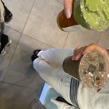 Tadaima - Inner Sunset - Jasmin matcha foam and hojicha latte - Coffee & Tea Near Me - San Francisco, California