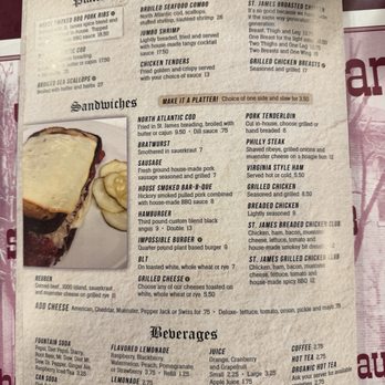 St James Restaurant - Menú - American Near Me - Avilla, Indiana
