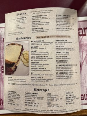 Menu photo 3 St James Restaurant Avilla, IN