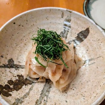 Soba-ya - ume renkon (lotus root w plum sauce) - Japanese Near Me - New York, New York Soba-ya - ume renkon (lotus root w plum sauce) - Japanese Near Me - New York, New York